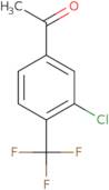 1-[3-Chloro-4-(trifluoromethyl)phenyl]ethan-1-one