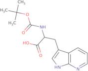 2-((Tert-butoxycarbonyl)amino)-3-(1h-pyrrolo[2,3-b]pyridin-3-yl)propanoic Acid