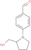 4-[2-(Hydroxymethyl)pyrrolidin-1-yl]benzaldehyde