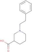 1-(2-Phenylethyl)piperidine-3-carboxylic acid