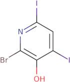 2-Bromo-4,6-diiodo-3-pyridinol