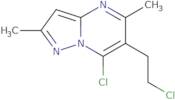 7-Chloro-6-(2-chloroethyl)-2,5-dimethylpyrazolo[1,5-a]pyrimidine