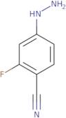 2-Fluoro-4-hydrazinobenzonitrile