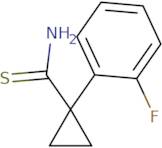 1-(2-Fluorophenyl)cyclopropane-1-carbothioamide