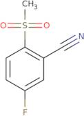5-Fluoro-2-(methylsulfonyl)benzonitrile