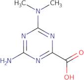 4-Amino-6-(dimethylamino)-1,3,5-triazine-2-carboxylic acid