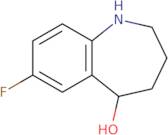 7-Fluoro-2,3,4,5-tetrahydro-1H-1-benzazepin-5-ol