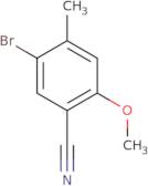 5-Bromo-2-methoxy-4-methylbenzonitrile