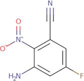 3-Amino-5-fluoro-2-nitrobenzonitrile