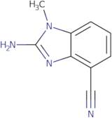 2-Amino-1-methyl-1H-1,3-benzodiazole-4-carbonitrile