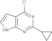 4-Chloro-2-cyclopropyl-7H-pyrrolo[2,3-d]pyrimidine