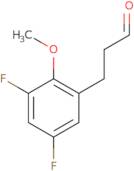 3-(3,5-Difluoro-2-methoxyphenyl)propanal