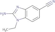 2-Amino-1-ethyl-1H-1,3-benzodiazole-5-carbonitrile