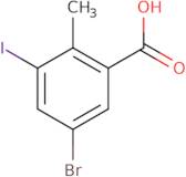 5-Bromo-3-iodo-2-methylbenzoic acid