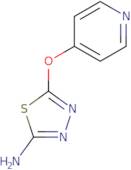 5-(Pyridin-4-yloxy)-1,3,4-thiadiazol-2-amine