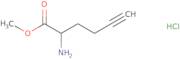 Methyl (2S)-2-aminohex-5-ynoate hydrochloride