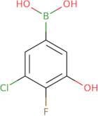 3-Chloro-4-fluoro-5-hydroxyphenylboronic acid