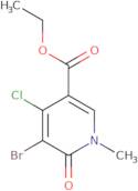Ethyl 5-bromo-4-chloro-1-methyl-6-oxo-1,6-dihydropyridine-3-carboxylate