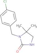 1-[(4-Chlorophenyl)methyl]-5,5-dimethylimidazolidin-2-one