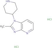 4-{2-Methyl-1H-imidazo[4,5-b]pyridin-1-yl}piperidine dihydrochloride