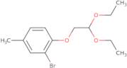 2-Bromo-1-(2,2-diethoxyethoxy)-4-methylbenzene