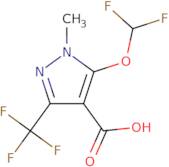 5-(Difluoromethoxy)-1-methyl-3-(trifluoromethyl)-1H-pyrazole-4-carboxylic acid
