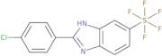 2-(4-Chlorophenyl)-5-(pentafluorosulfanyl)-1H-benzoimidazole