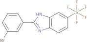 2-(3-Bromophenyl)-5-(pentafluorosulfanyl)-1H-benzoimidazole