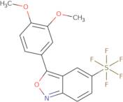 3-(3,4-Dimethoxyphenyl)-5-(pentafluorosulfanyl)benzo[C]isoxazole