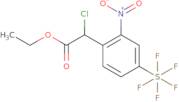 Methyl chloro-(2-nitro-4-(pentafluorosulfanyl)phenyl) acetate