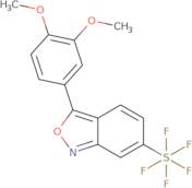 3-(3,4-Dimethoxyphenyl)-6-(pentafluorosulfanyl)benzo[C]isoxazole