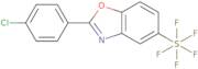 2-(4-Chlorophenyl)-5-(pentafluorosulfanyl)benzooxazole