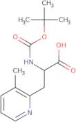 2-{[(tert-Butoxy)carbonyl]amino}-3-(3-methylpyridin-2-yl)propanoic acid