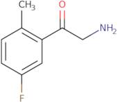 2-Amino-1-(5-fluoro-2-methylphenyl)ethan-1-onee TFA salt