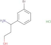 3-amino-3-(3-bromophenyl)propan-1-ol hcl