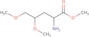 Methyl 2-amino-4,5-dimethoxypentanoate