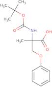 2-{[(tert-Butoxy)carbonyl]amino}-2-methyl-3-phenoxypropanoic acid