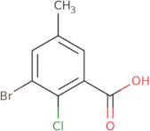 3-Bromo-2-chloro-5-methylbenzoic acid