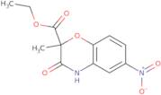 Ethyl 3,4-dihydro-2-methyl-6-nitro-3-oxo-2H-1,4-benzoxazine-2-carboxylate