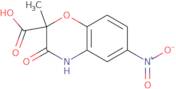 3,4-Dihydro-2-methyl-6-nitro-3-oxo-2H-1,4-benzoxazine-2-carboxylic acid