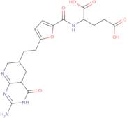(2S)-2-[[5-[2-(2-Amino-4-oxo-5,6,7,8-tetrahydro-3H-pyrido[2,3-d]pyrimidin-6-yl)ethyl]furan-2-carbonyl]amino]pentanedioic acid