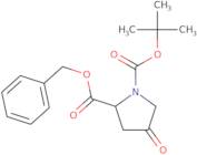 2-benzyl 1-tert-butyl (2S)-4-oxopyrrolidine-1,2-dicarboxylate