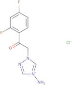 4-Amino-1-[2-(2,4-difluorophenyl)-2-oxoethyl]-4H-1,2,4-triazolium chloride