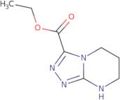 Ethyl 5H,6H,7H,8H-[1,2,4]triazolo[4,3-a]pyrimidine-3-carboxylate