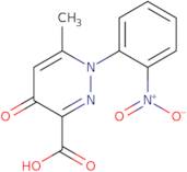 6-Methyl-1-(2-nitrophenyl)-4-oxo-1,4-dihydropyridazine-3-carboxylic acid