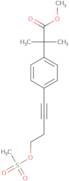 4-[4-(Methanesulfonyloxy)-1-butynyl]-α,α-di(methyl)benzeneacetic acid, methyl ester