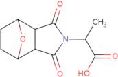 2-{3,5-Dioxo-10-oxa-4-azatricyclo[5.2.1.0,2,6]decan-4-yl}propanoic acid
