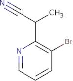 2-(3-Bromopyridin-2-yl)propanenitrile