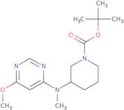 3-[(6-Methoxy-pyrimidin-4-yl)-methyl-amino]-piperidine-1-carboxylic acid tert-butyl ester