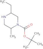 tert-Butyl (2S,5S)-5-ethyl-2-methyl-piperazine-1-carboxylate